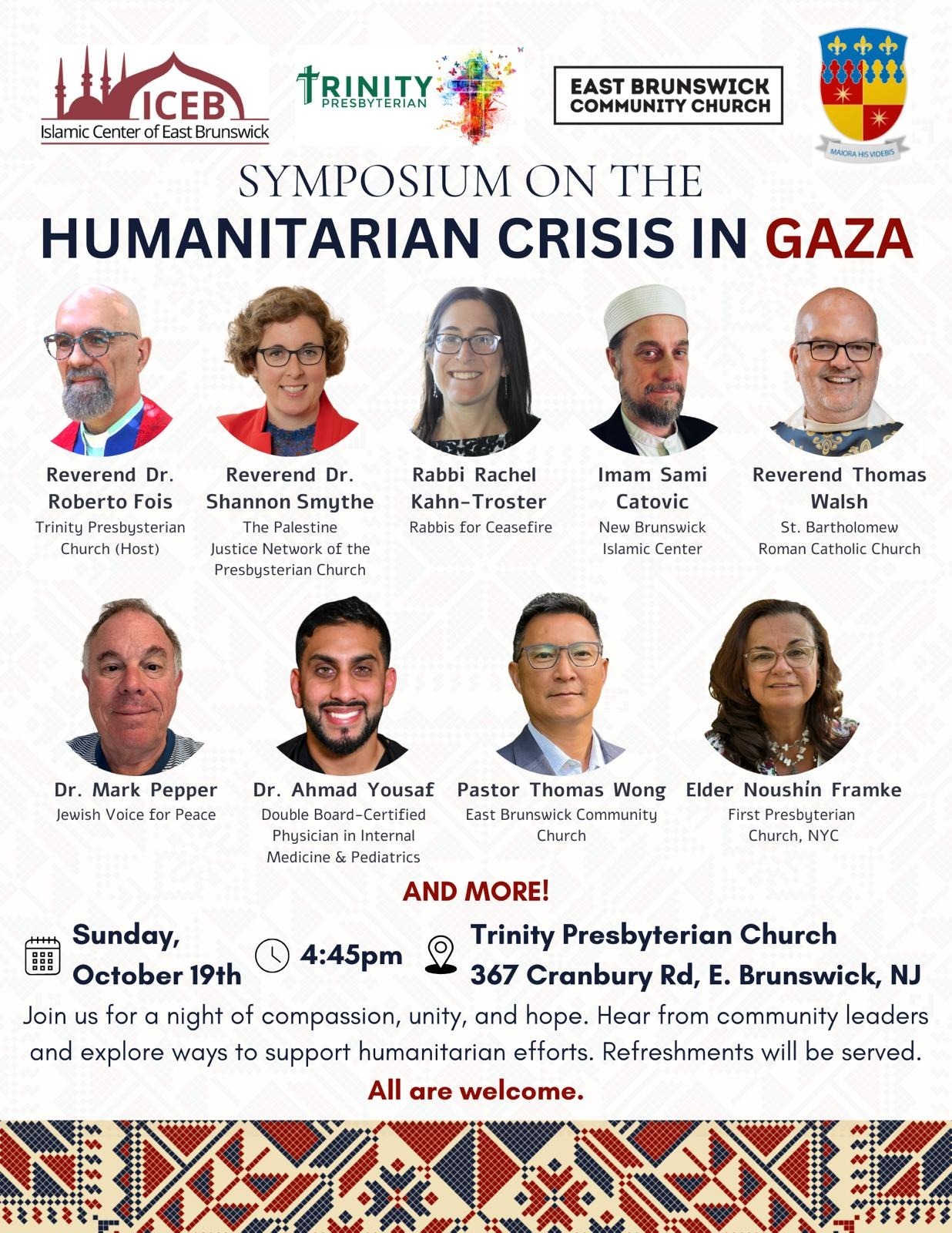 Symposium on the Humanitarian Crisis in Gaza
