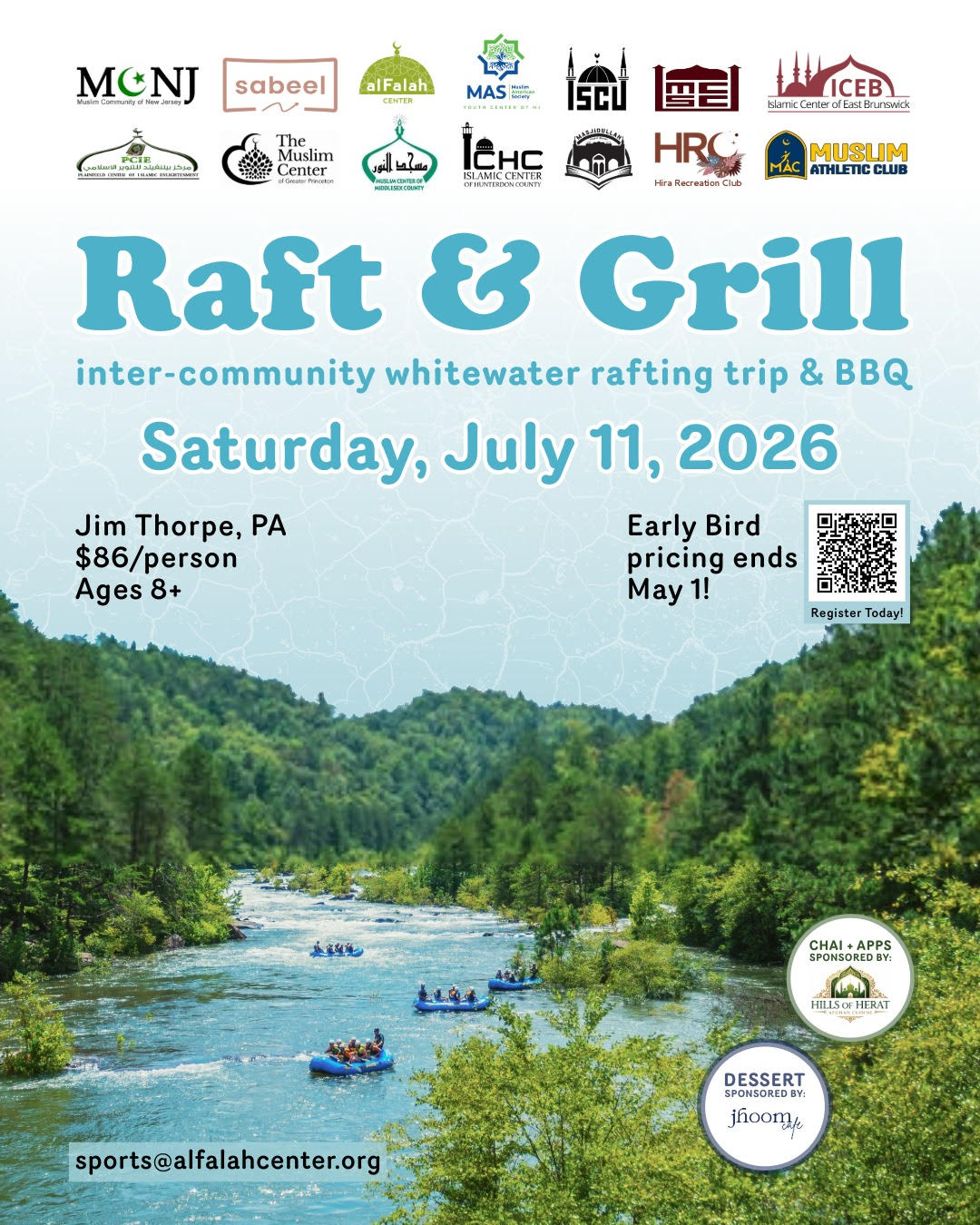 Annual Inter-Community Whitewater Rafting Trip & BBQ