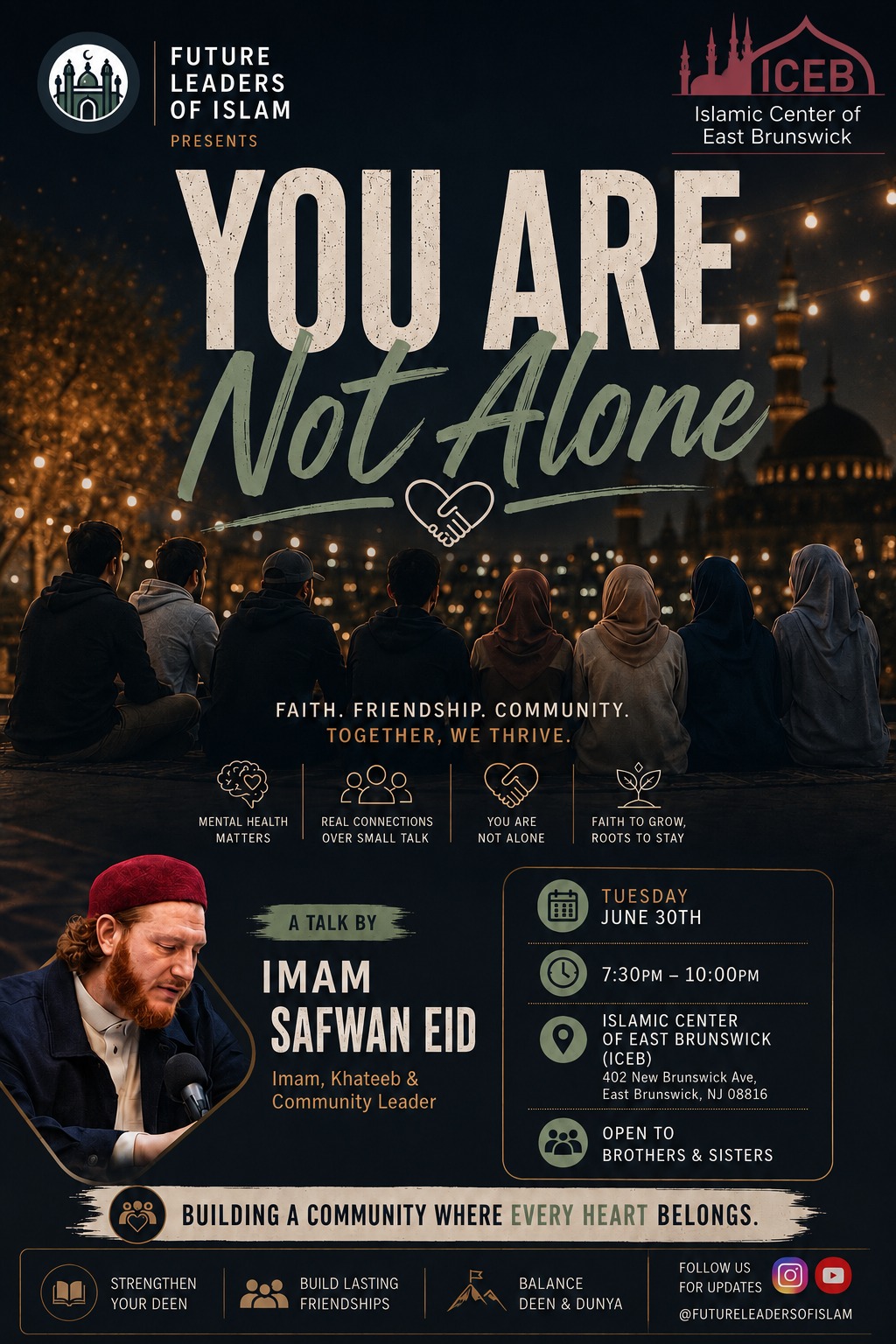 You Are Not Alone! (Youth Program for 22-35 years old)