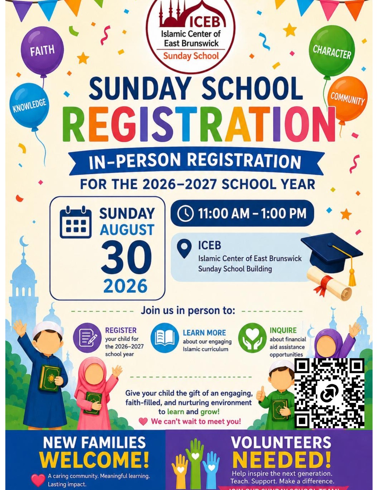 Sunday School Registration