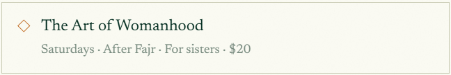 The Art of Womanhood