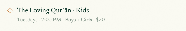The Loving Quran - Kids