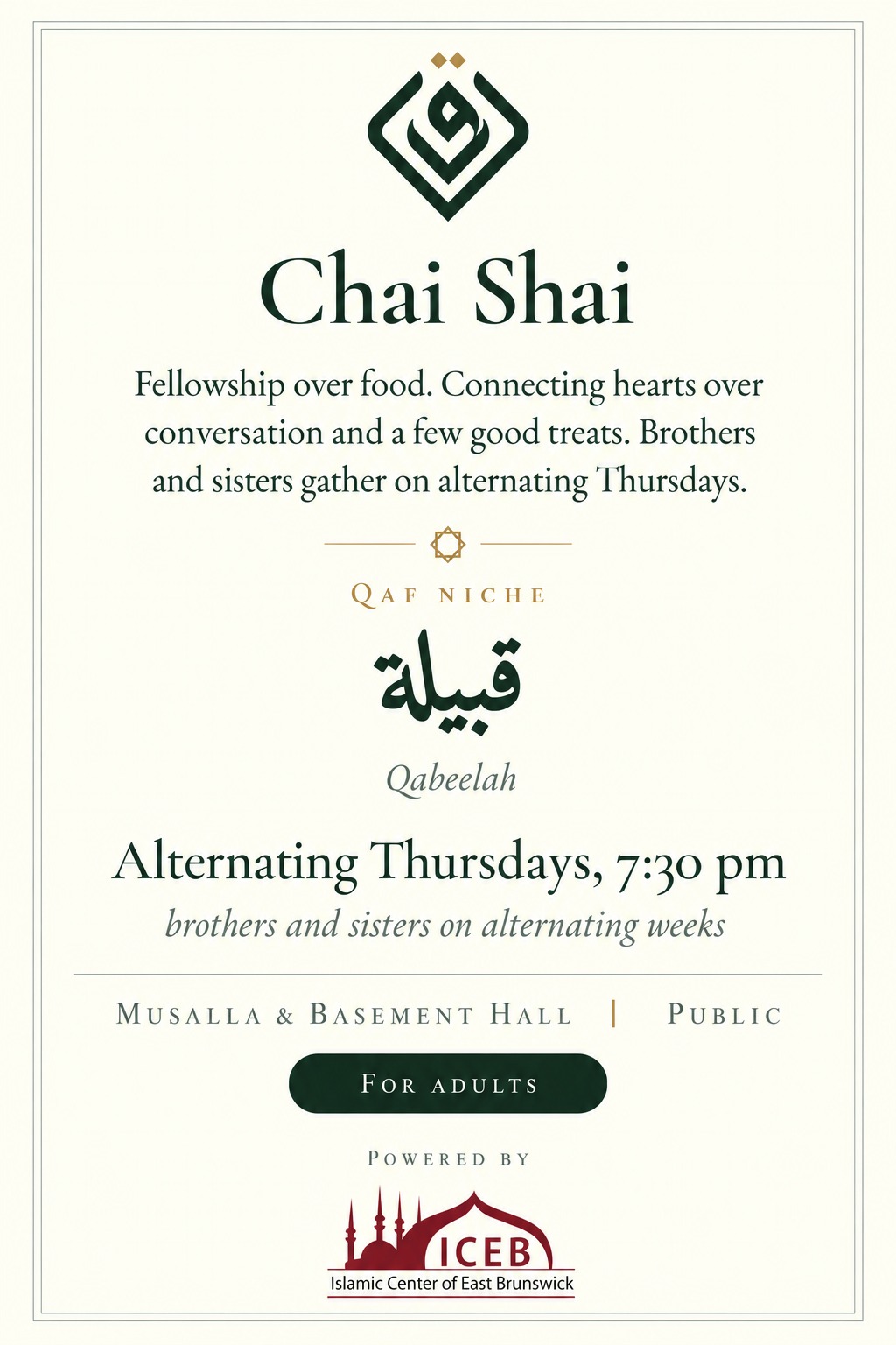 Qabeelah - Chai Shai - Sisters Only