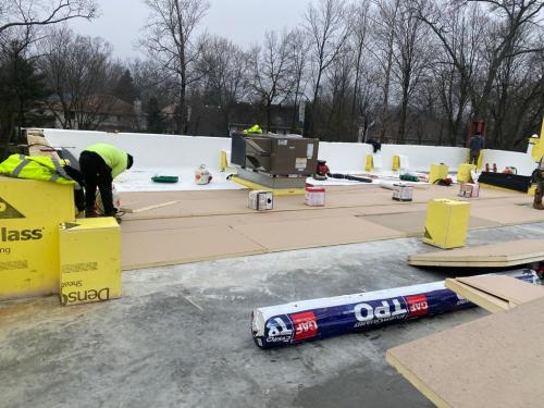 Roofing waterproofing and insulation