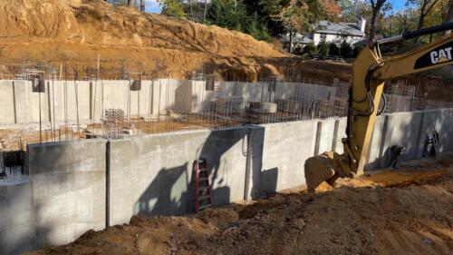 Four side walls construction